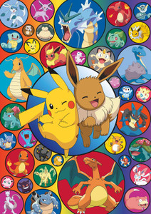  Buffalo Games - Pokemon - Pikachu and Eevee Spring - 100 Piece  Jigsaw Puzzle for Families Challenging Puzzle Perfect for Family Time - 100  Piece Finished Size is 15.00 x 11.00 : Toys & Games