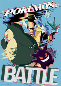Pokémon Battle Distortion 300 Large Piece Jigsaw Puzzle Pokémon Battle Distortion 300 Large Piece Jigsaw Puzzle