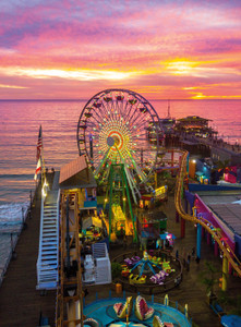 blanc Santa Monica Pier 300 Piece Jigsaw Puzzle