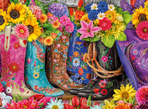 Country Life Cowgirl Colors 1000 Piece Jigsaw Puzzle Country Life Cowgirl Colors 1000 Piece Jigsaw Puzzle