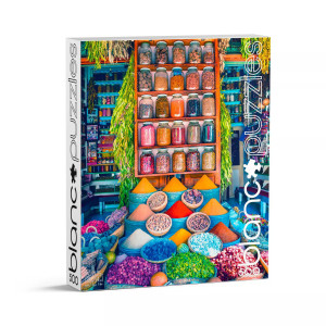 blanc - Moroccan Spices 500 Piece Jigsaw Puzzle blanc - Moroccan Spices 500 Piece Jigsaw Puzzle