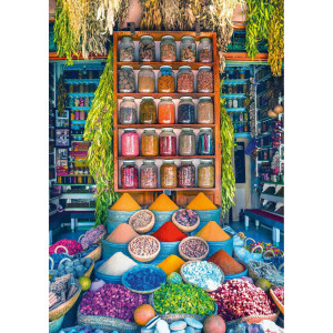 blanc - Moroccan Spices 500 Piece Jigsaw Puzzle blanc - Moroccan Spices 500 Piece Jigsaw Puzzle