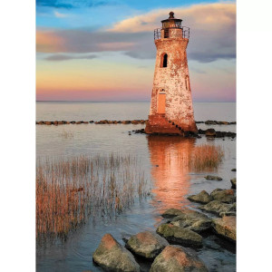 blanc - Tybee Island 300 Piece Jigsaw Puzzle blanc - Tybee Island 300 Piece Jigsaw Puzzle