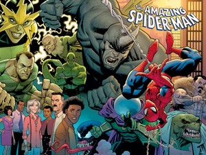Marvel Coloriage Puzzle Spider man Garçons Blauw 100 Pièces