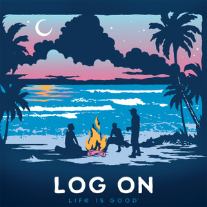 Life Is Good: Tropical Log On 300 Piece Jigsaw Puzzle Life Is Good: Tropical Log On 300 Piece Jigsaw Puzzle