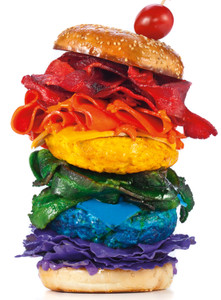blanc - Series E: Rainbow Sandwich 300 Piece Jigsaw Puzzle blanc - Series E: Rainbow Sandwich 300 Piece Jigsaw Puzzle