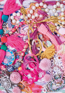 blanc x Tiffany Pratt: Jewelry Jumble 500 Piece Jigsaw Puzzle blanc x Tiffany Pratt: Jewelry Jumble 500 Piece Jigsaw Puzzle