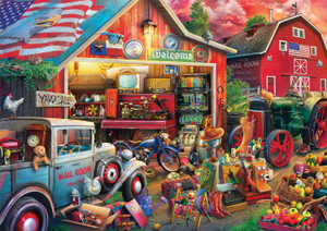 Country Life: Antique Barn 500 Piece Jigsaw Puzzle Country Life: Antique Barn 500 Piece Jigsaw Puzzle