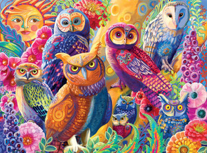 Vivid: Owl Autonomy 1000 Piece Puzzle Vivid: Owl Autonomy 1000 Piece Puzzle