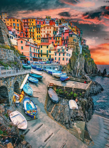 Tactic Cinque Terre, Italy Jigsaw Puzzle - 1000pc : Target