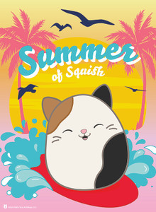 Squishmallow Summer 100 Piece Puzzle Squishmallow Summer 100 Piece Puzzle