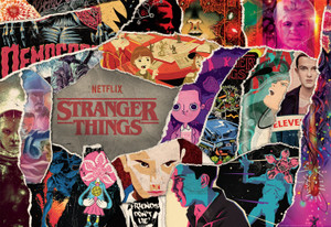 Stranger Things - Tears in Reality 2000 Piece Puzzle Stranger Things - Tears in Reality 2000 Piece Puzzle