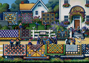Eric Dowdle: Amish Quilts 300 Piece Puzzle Eric Dowdle: Amish Quilts 300 Piece Puzzle