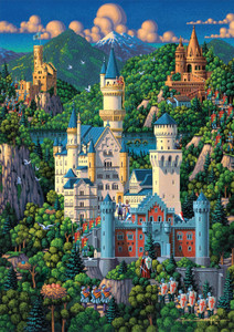 Eric Dowdle: Neuschwanstein Castle 300 Piece Puzzle