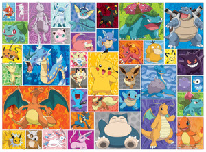 Pokémon: Blastoise, Charizard, and Venusaur Graffiti 400 Piece Puzzle