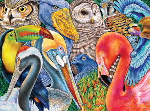 Tim Jeffs: Bird Bonanza 1000 Piece Puzzle Tim Jeffs: Bird Bonanza 1000 Piece Puzzle
