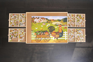 Buffalo Games - Puzzle Easel - Assemble Your Puzzles Raised Up Off The  Table - Adjustable Angle - Fits Any Size Puzzle Up to 2000 Piece