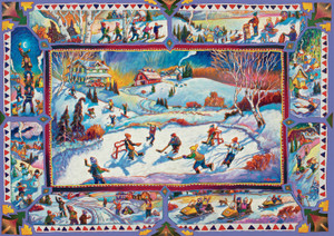 Winter Pickup 300 Large Piece Puzzle Winter Pickup 300 Large Piece Puzzle