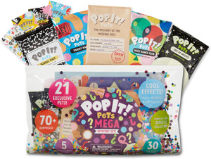 Official POP IT! Pets - Mystery Bag | 5 Pets in Each Bag | Mini Pop It!  Collectables | Cute Fidget and Sensory Toy | Over 100 Companions to Collect