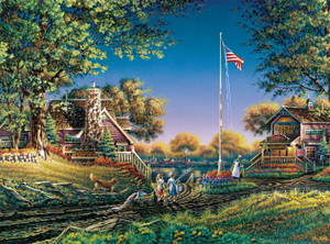 Terry Redlin: Good Morning, America! 1000 Piece Puzzle