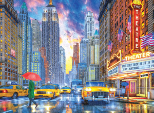 Signature Collection: Rainy Manhattan 1000 Piece Puzzle Signature Collection: Rainy Manhattan 1000 Piece Puzzle