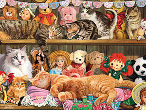 Kitten Distraction 750 Piece Jigsaw Puzzle by Buffalo Games