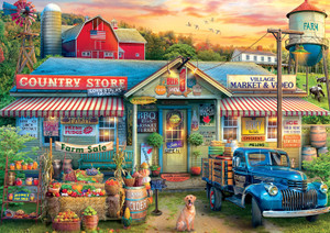 Country Life: Farm Sale 500 Piece Puzzle Country Life: Farm Sale 500 Piece Puzzle