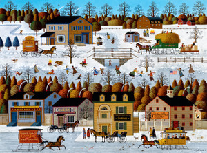 Charles Wysocki: Windjammer Canal 1000 Piece Puzzle Charles Wysocki: Windjammer Canal 1000 Piece Puzzle