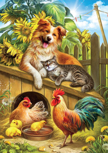 Country Life: Summer Farm Friends 500 Piece Puzzle Country Life: Summer Farm Friends 500 Piece Puzzle