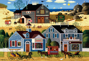 Charles Wysocki: Devilstone Harbor 2000 Piece Puzzle Charles Wysocki: Devilstone Harbor 2000 Piece Puzzle