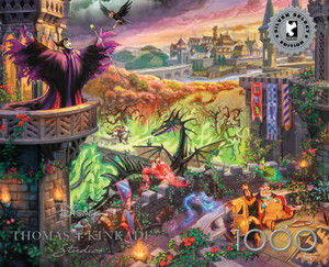 Ceaco Puzzle: TK Disney: Maleficent 1000 Piece Puzzle (Silver Select: Giftable package with silver foil accents) Ceaco Puzzle: TK Disney: Maleficent 1000 Piece Puzzle (Silver Select: Giftable package with silver foil accents)