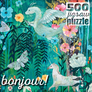 Bonjour: Magical Forest Friends 500 Piece Puzzle Bonjour: Magical Forest Friends 500 Piece Puzzle