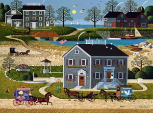 Charles Wysocki: The Whippersnappers of Cape Cod 1000 Piece Puzzle Charles Wysocki: The Whippersnappers of Cape Cod 1000 Piece Puzzle