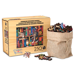 Wood Puzzle: Charles Wysocki: Frederick the Literate-Whimsy Pieces