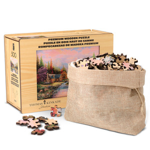 Wood Puzzle: TK - Sierra Paradise-Whimsy Pieces 500 Piece Puzzle
