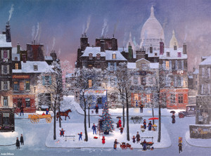 Michel Delacroix: Christmas in Monmartre 1000 Piece Puzzle Michel Delacroix: Christmas in Monmartre 1000 Piece Puzzle