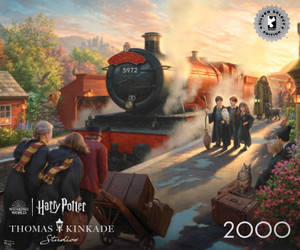 Ceaco Puzzle: Hogwart's Express 2000 Piece Puzzle (Silver Select Edition) - Giftable Package With Silver Foil Accents Ceaco Puzzle: Hogwart's Express 2000 Piece Puzzle (Silver Select Edition) - Giftable Package With Silver Foil Accents