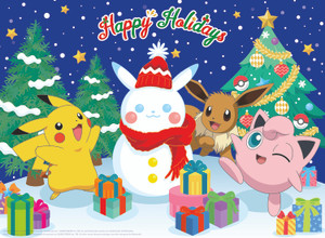 Pokemon - Pikachu Snowman 100 Piece Puzzle Pokemon - Pikachu Snowman 100 Piece Puzzle