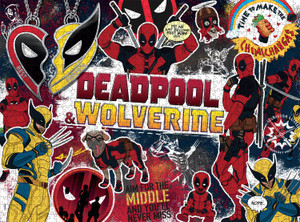 Collage: Marvel - Deadpool & Wolverine 1000 Piece Puzzle Collage: Marvel - Deadpool & Wolverine 1000 Piece Puzzle