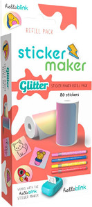 Hello Blink - Sticker Maker Refill Pack with 80 Glitter Stickers Hello Blink - Sticker Maker Refill Pack with 80 Glitter Stickers