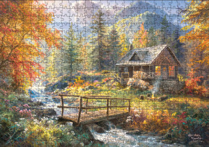 Abraham Hunter: Cabin In The Highlands 500 Piece Puzzle