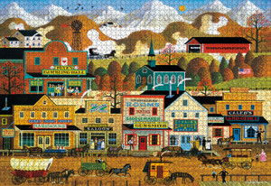Charles Wysocki: Pete's Gambling Hall 2000 Piece Puzzle