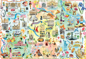 Large City Map 2000 Piece Puzzle Large City Map 2000 Piece Puzzle