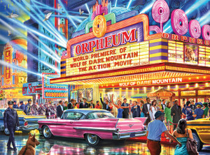 Night & Day: 1960's Cinema 1000 Piece Puzzle