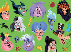 Ceaco Puzzle: Collage - Disney - Villains Collage Faces 1000 Piece Puzzle Ceaco Puzzle: Collage - Disney - Villains Collage Faces 1000 Piece Puzzle