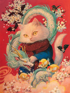 Cats: Year of the Dragon 750 Piece Puzzle Cats: Year of the Dragon 750 Piece Puzzle