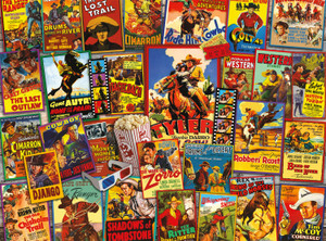 Collage: Great Western Posters 1000 Piece Puzzle