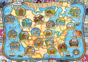 Cryptids of North America 300 Large Piece Puzzle