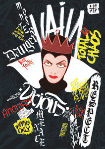 Noir Select: Disney Vain and Vicious 500 Piece Puzzle