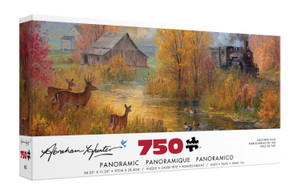 Abraham Hunter: Southern Rails 750 Piece Panoramic Puzzle